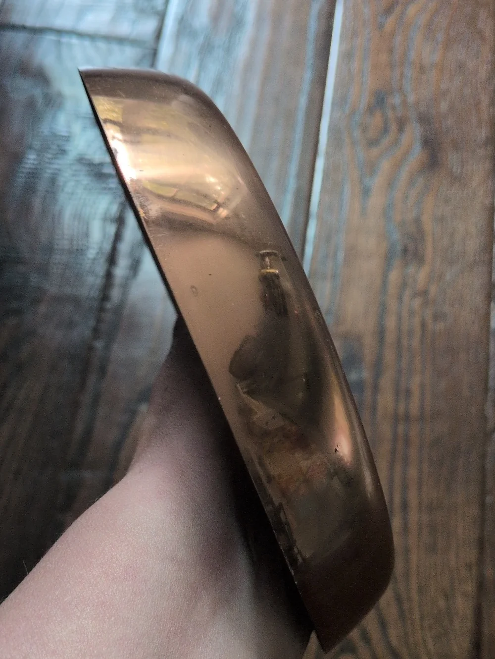 Vintage copper checkered